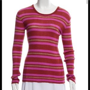 Happy sheep cashmere pink top - size small